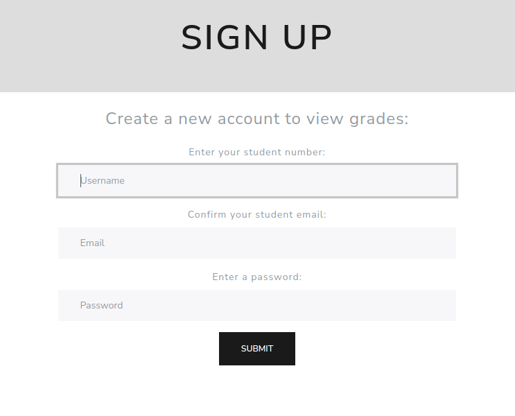 Sign Up Form